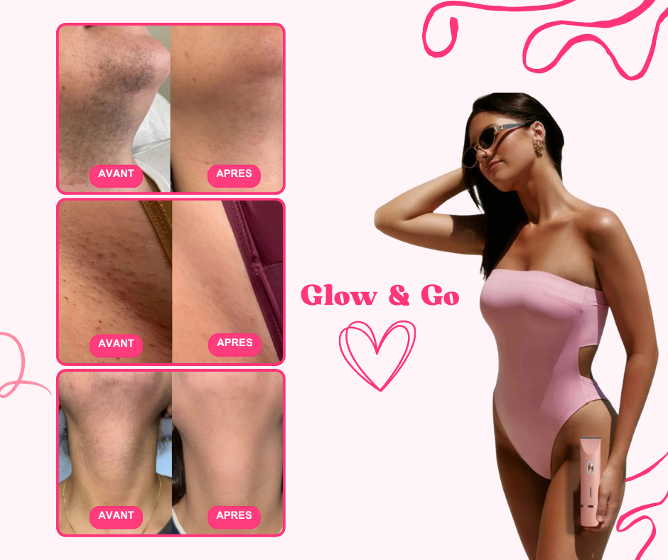 Glow & Go | Rasoir Corporel 2-en-1