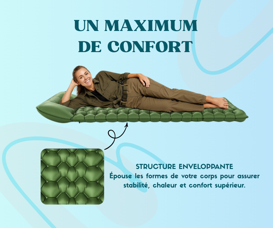 Le Nomade – Matelas Gonflable Piscine, Mer & Nature