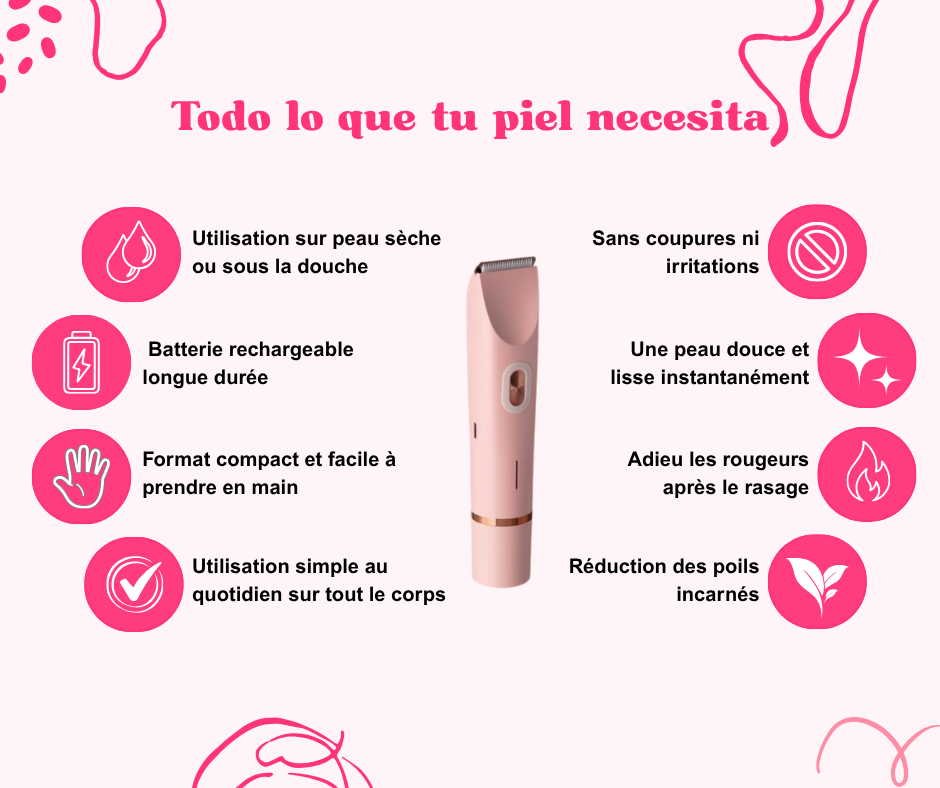 Glow & Go | Rasoir Corporel 2-en-1
