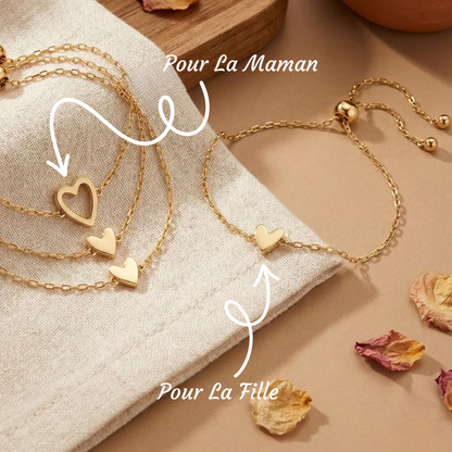 Bracelets Cœur à Cœur Fête des Mères