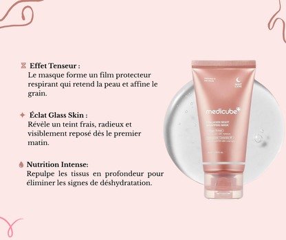 Colla-Derm – Masque de Nuit Lissant au Collagène