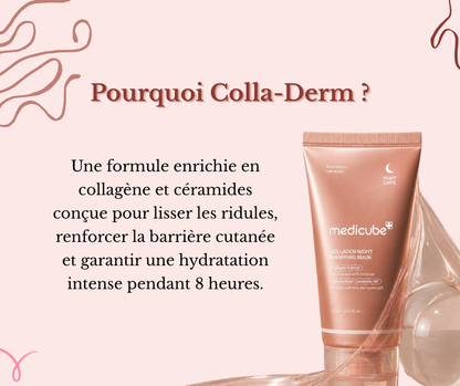 Colla-Derm – Masque de Nuit Lissant au Collagène