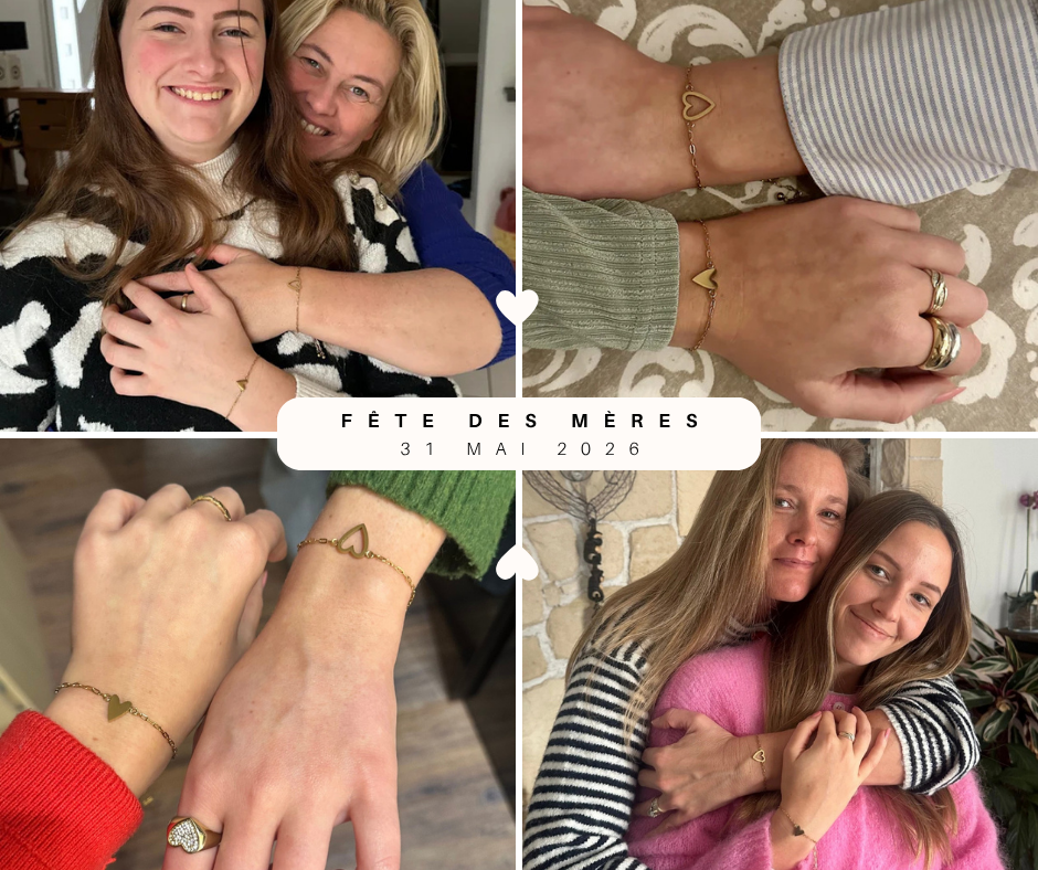 Bracelets Cœur à Cœur Fête des Mères