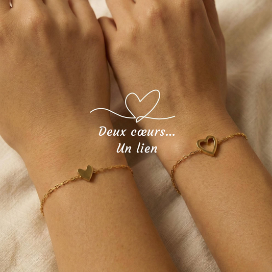 Bracelets Cœur à Cœur Fête des Mères