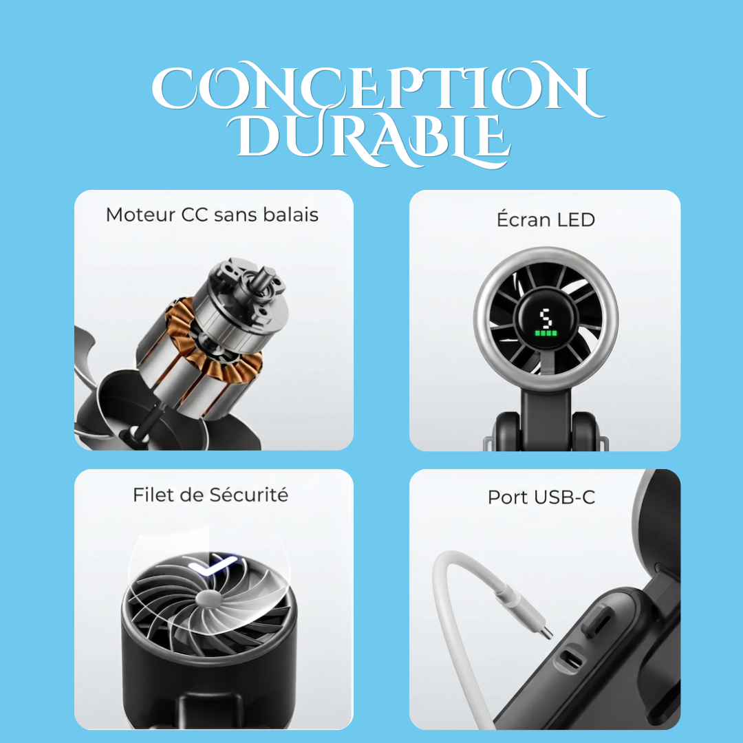 AuraVent - ventilateur 3 en 1